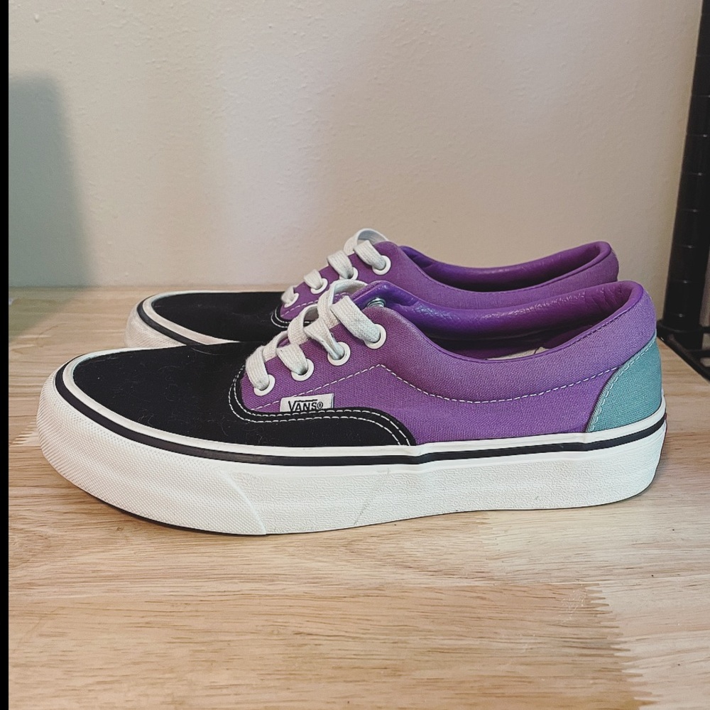 VANS — color block black/purple/teal